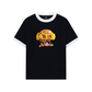 Áo Thun Ringer Relaxed Fit Flower Sun Knit Hat Cartoon Head