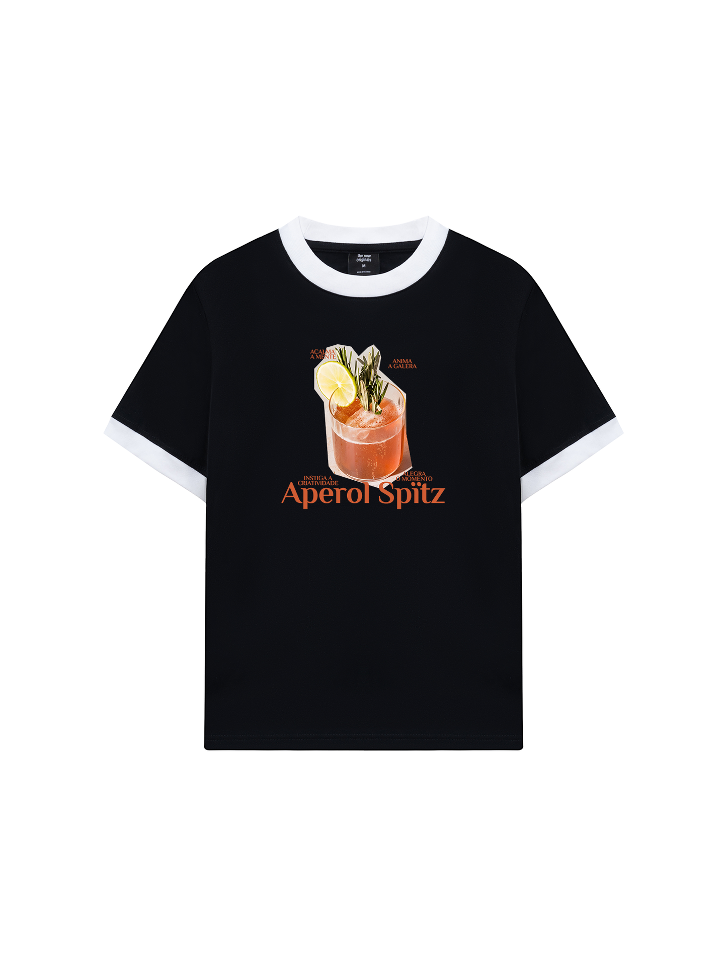 Áo Thun Ringer Relaxed Fit Fresh Aperol Spitz