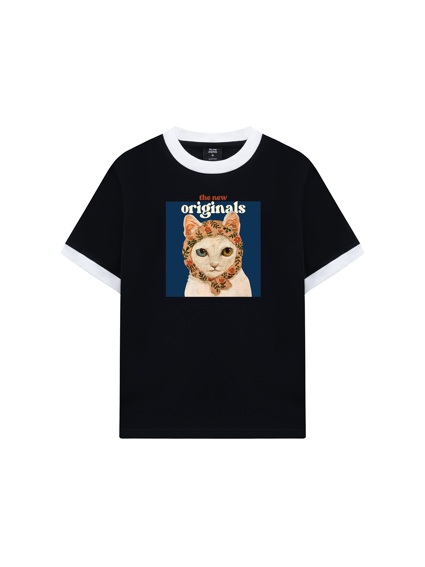 Áo Thun Ringer Relaxed Fit Mad Cat