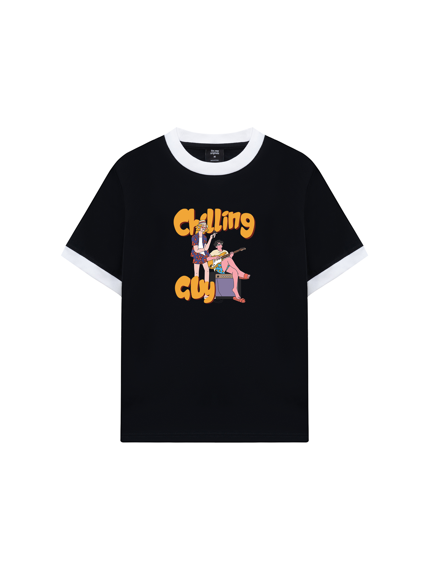 Áo Thun Ringer Relaxed Fit Weekend Chilling Guy