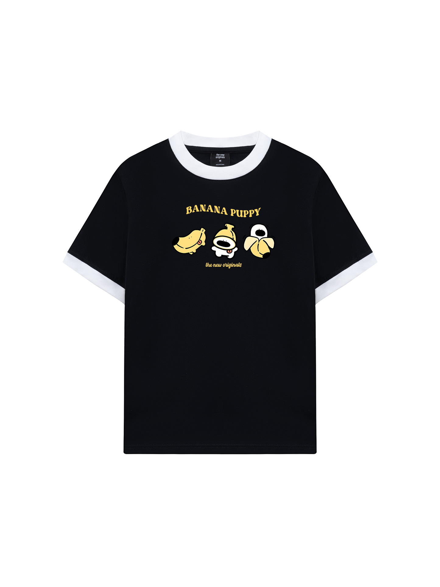 Áo Thun Ringer Relaxed Fit Banana Puppy
