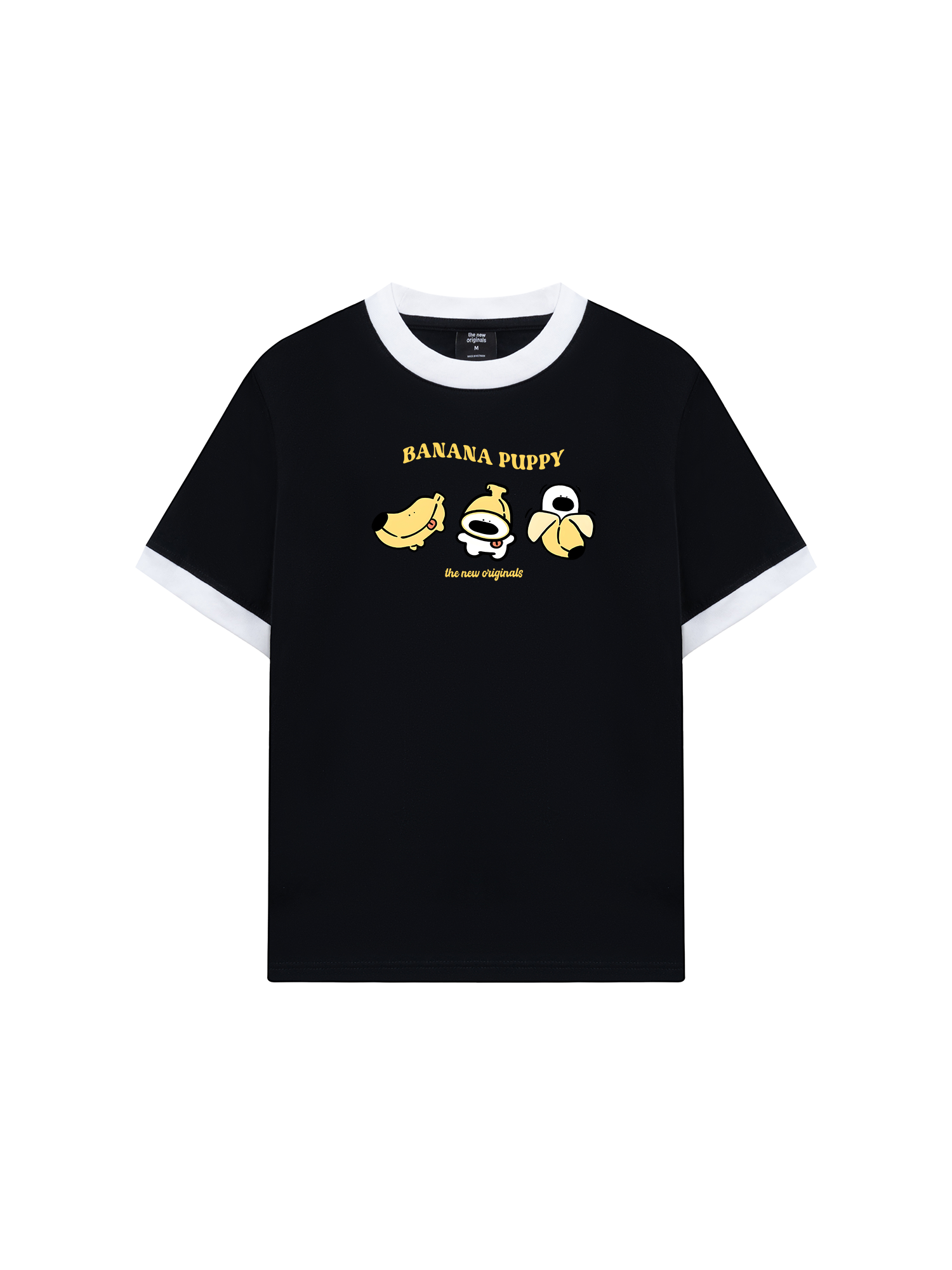 Áo Thun Ringer Relaxed Fit Banana Puppy