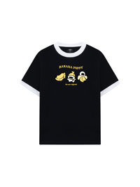 Áo Thun Ringer Relaxed Fit Banana Puppy