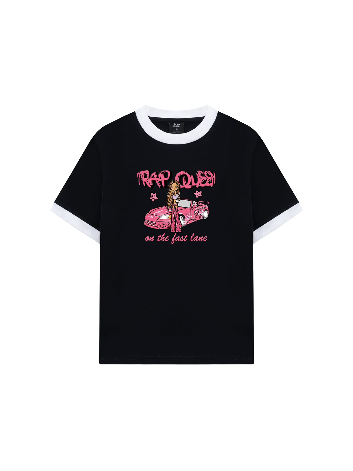 Áo Thun Ringer Relaxed Fit Weekend Trap Queen
