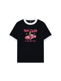 Áo Thun Ringer Relaxed Fit Weekend Trap Queen