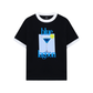 Áo Thun Ringer Relaxed Fit Fresh Blue Lagoon