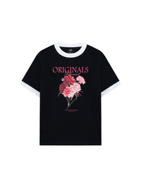 Áo Thun Ringer Relaxed Fit Summer Vibes Originals Florist