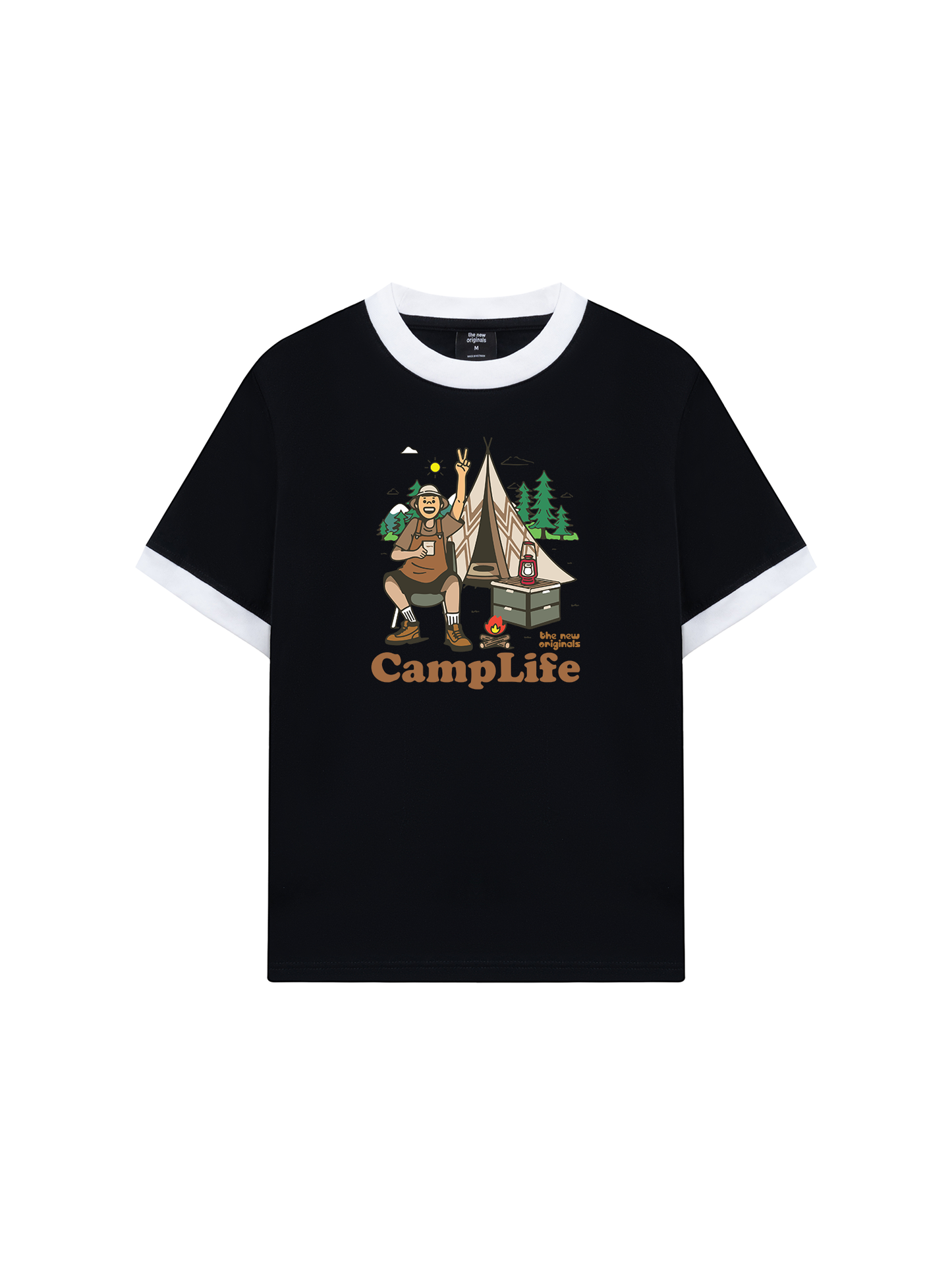 Áo Thun Ringer Relaxed Fit Camplife Original