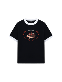 Áo Thun Ringer Relaxed Fit Autumn Season of Dreams