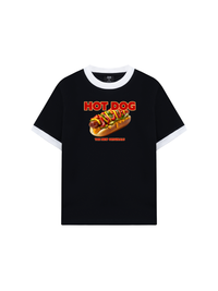 Áo Thun Ringer Relaxed Fit Foody Hot Dog