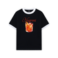 Áo Thun Ringer Relaxed Fit Fresh Red Negroni