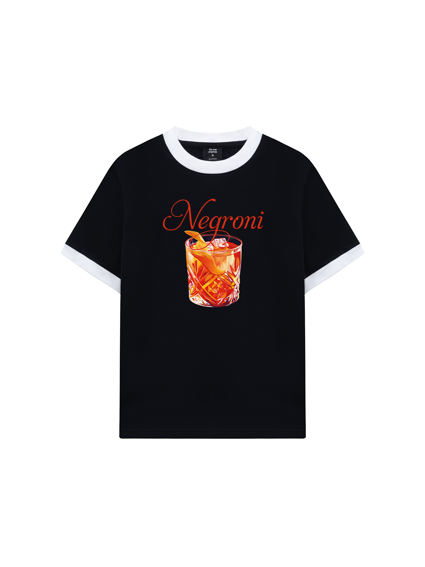 Áo Thun Ringer Relaxed Fit Fresh Red Negroni