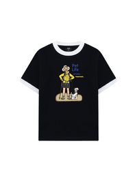 Áo Thun Ringer Relaxed Fit Go Outside Pet Life