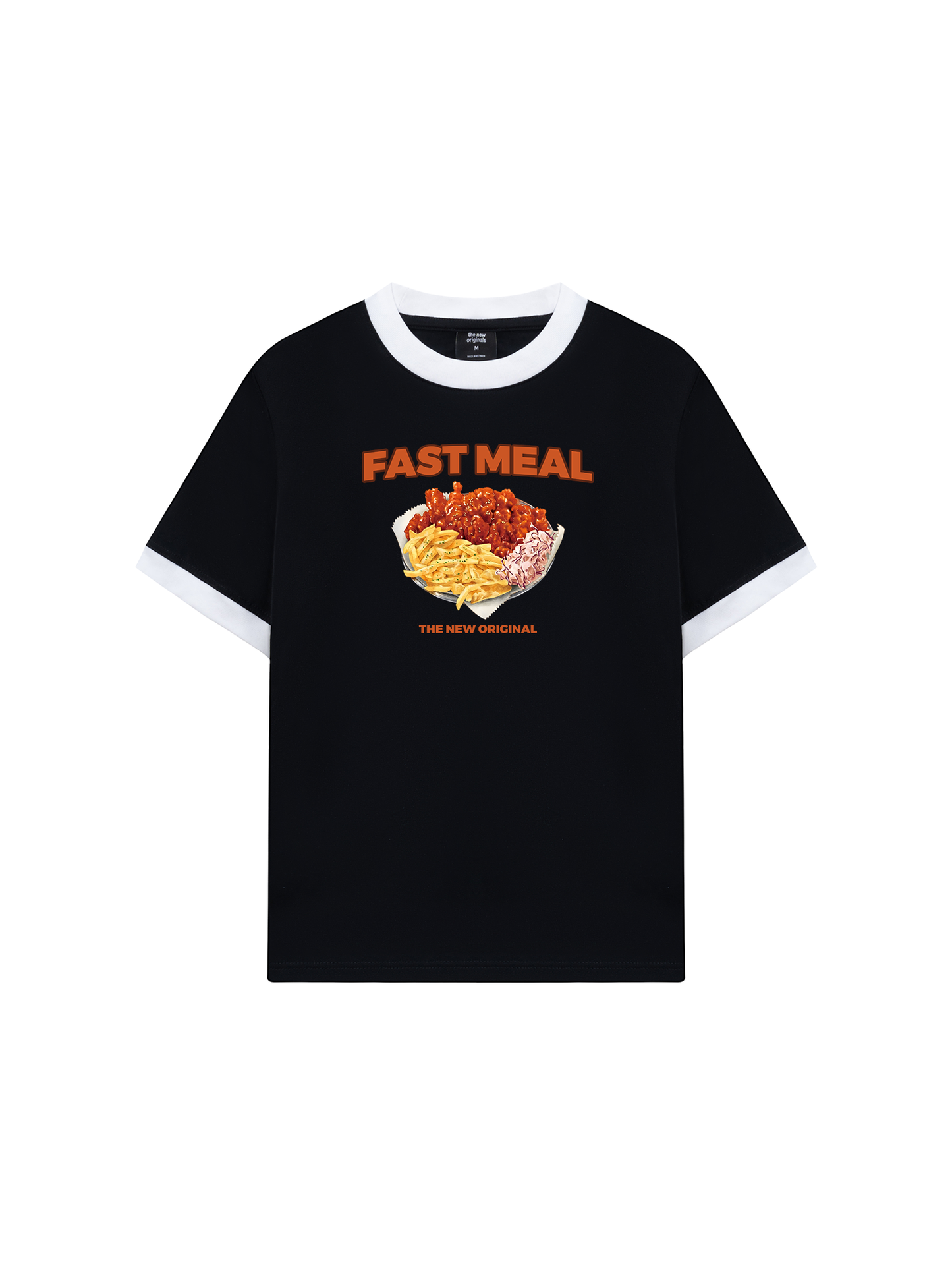 Áo Thun Ringer Relaxed Fit Foody Fast Meal