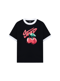 Áo Thun Ringer Relaxed Fit Summer Vibes Berry Stwd