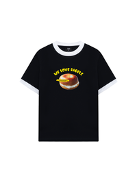 Áo Thun Ringer Relaxed Fit Sweet Pastry We Love Baggles