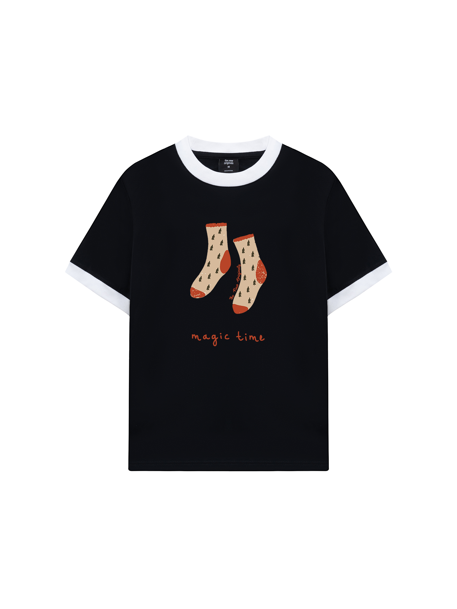Áo Thun Ringer Relaxed Fit Autumn Vibes Magic Time