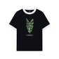 Áo Thun Ringer Relaxed Fit Tropical Alocasia Leaf