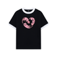 Áo Thun Ringer Relaxed Fit Meow Meow Heart