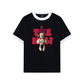 Áo Thun Ringer Relaxed Fit Cute Puppy