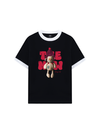 Áo Thun Ringer Relaxed Fit Cute Puppy