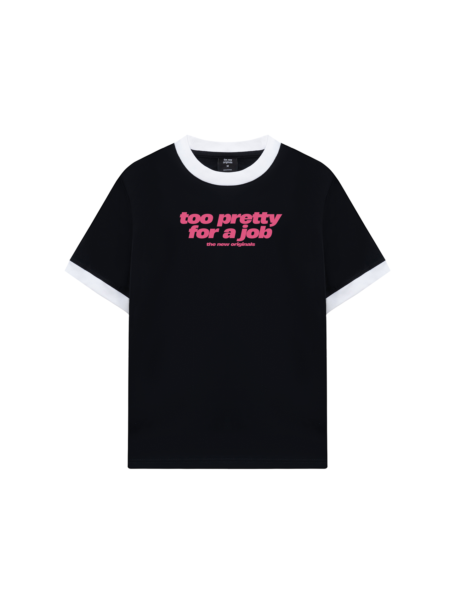 Áo Thun Ringer Relaxed Fit Life Vibe Too Pretty