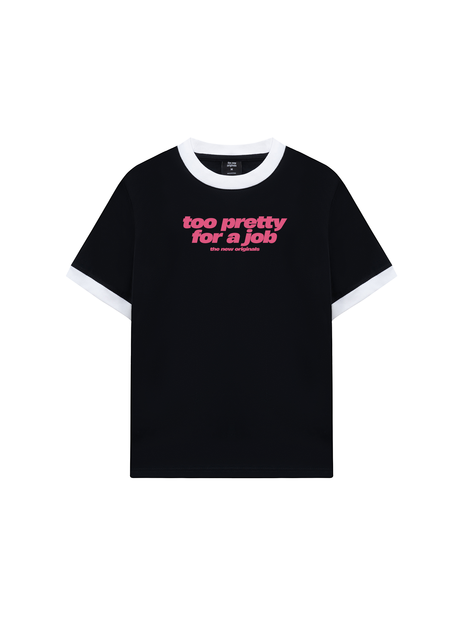 Áo Thun Ringer Relaxed Fit Life Vibe Too Pretty