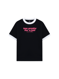 Áo Thun Ringer Relaxed Fit Life Vibe Too Pretty