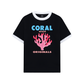 Áo Thun Ringer Relaxed Fit Summer Vibes Coral Beach