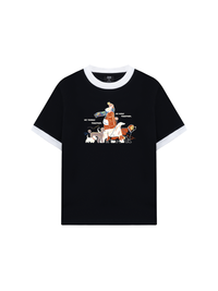 Áo Thun Ringer Relaxed Fit We Walk Together
