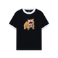 Áo Thun Ringer Relaxed Fit Animal Mood Funny Meow