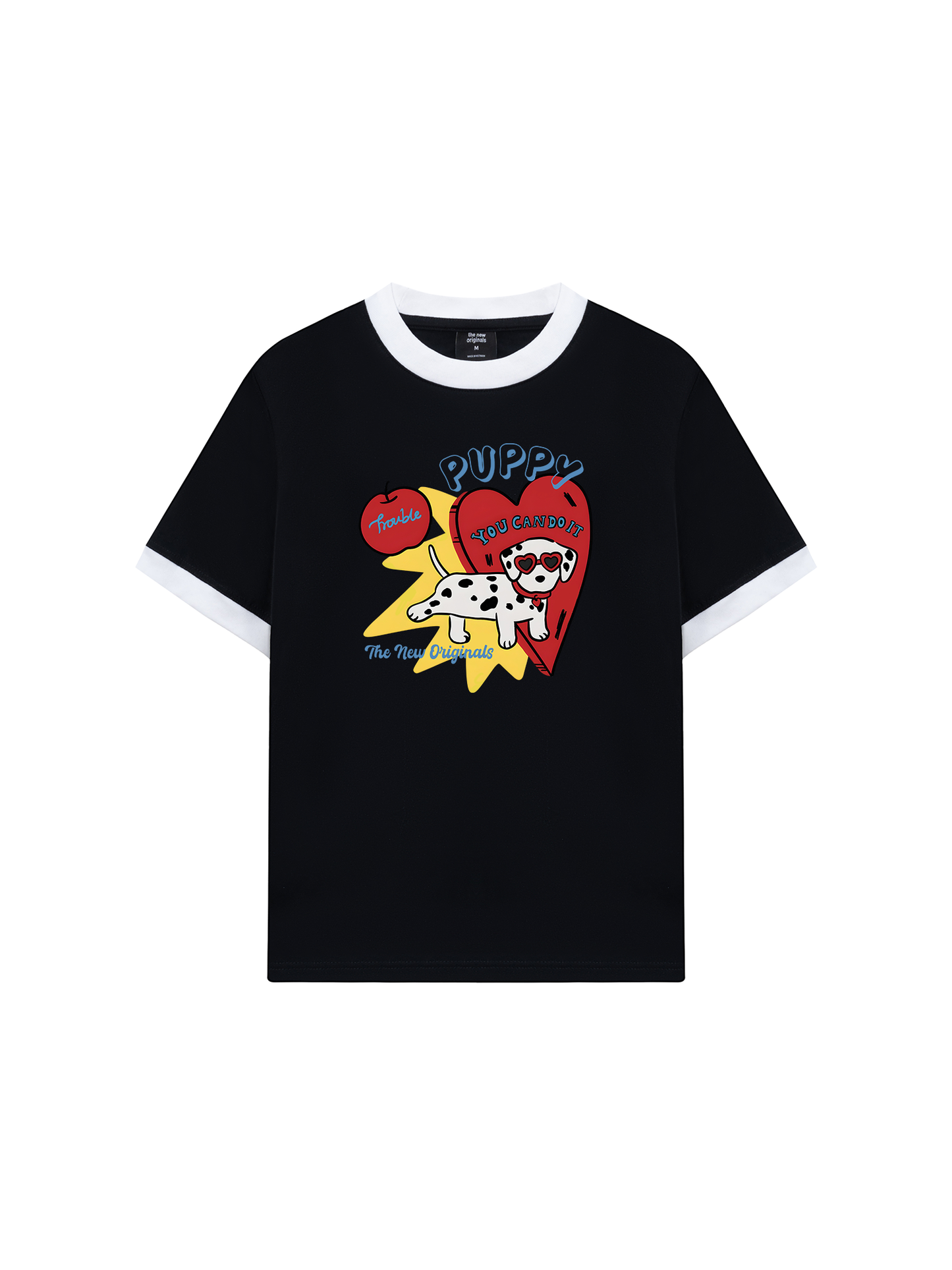 Áo Thun Ringer Relaxed Fit Puppy You Can Do It