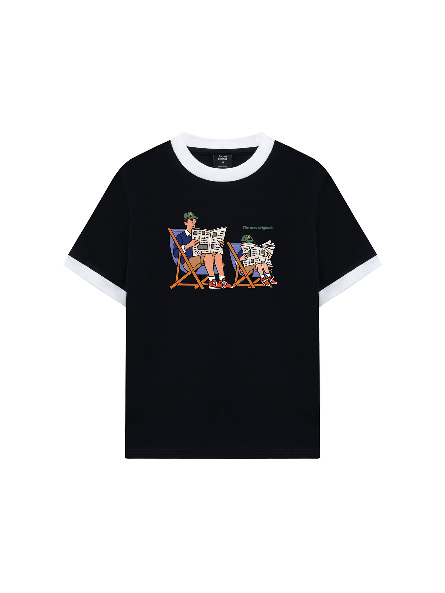 Áo Thun Ringer Relaxed Fit Let_s go out