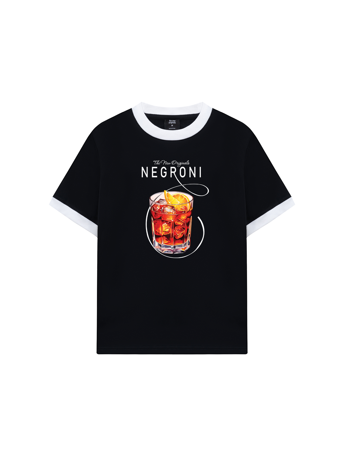 Áo Thun Ringer Relaxed Fit negroni