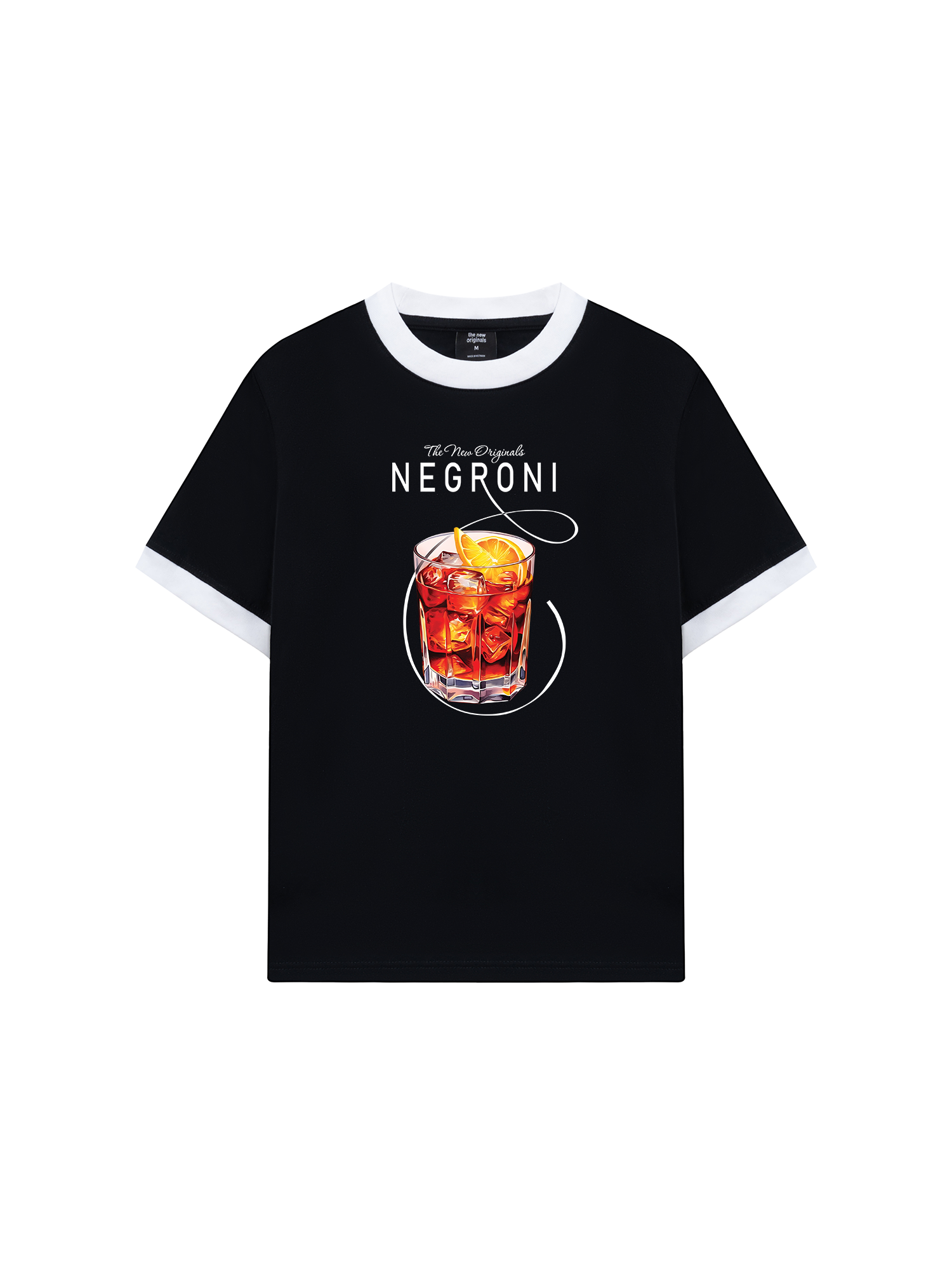 Áo Thun Ringer Relaxed Fit negroni