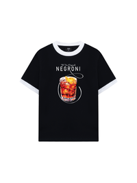 Áo Thun Ringer Relaxed Fit negroni