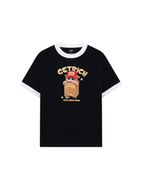 Áo Thun Ringer Relaxed Fit Animal Couple For Girl