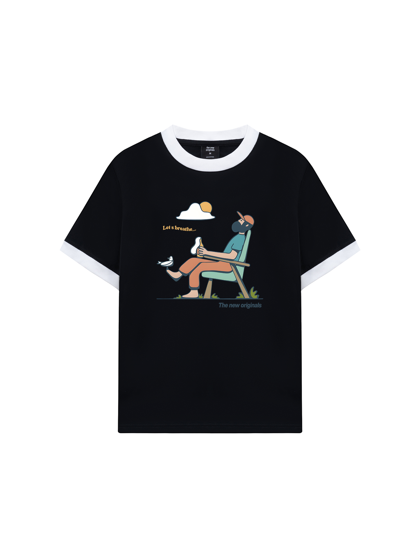 Áo Thun Ringer Relaxed Fit Let_s breathe