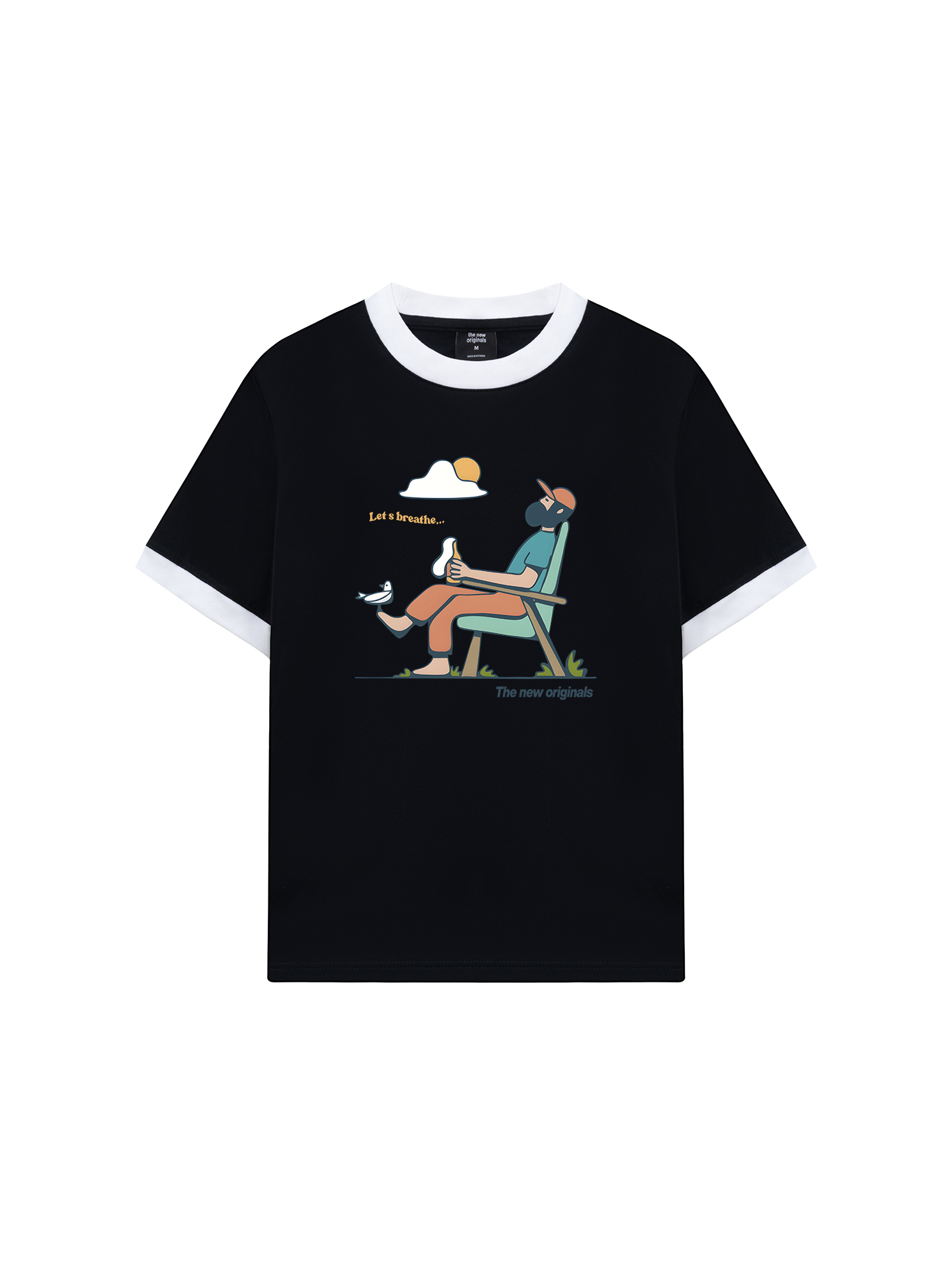 Áo Thun Ringer Relaxed Fit Let_s breathe