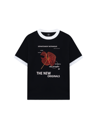 Áo Thun Ringer Relaxed Fit Summer Vibes Red LOve