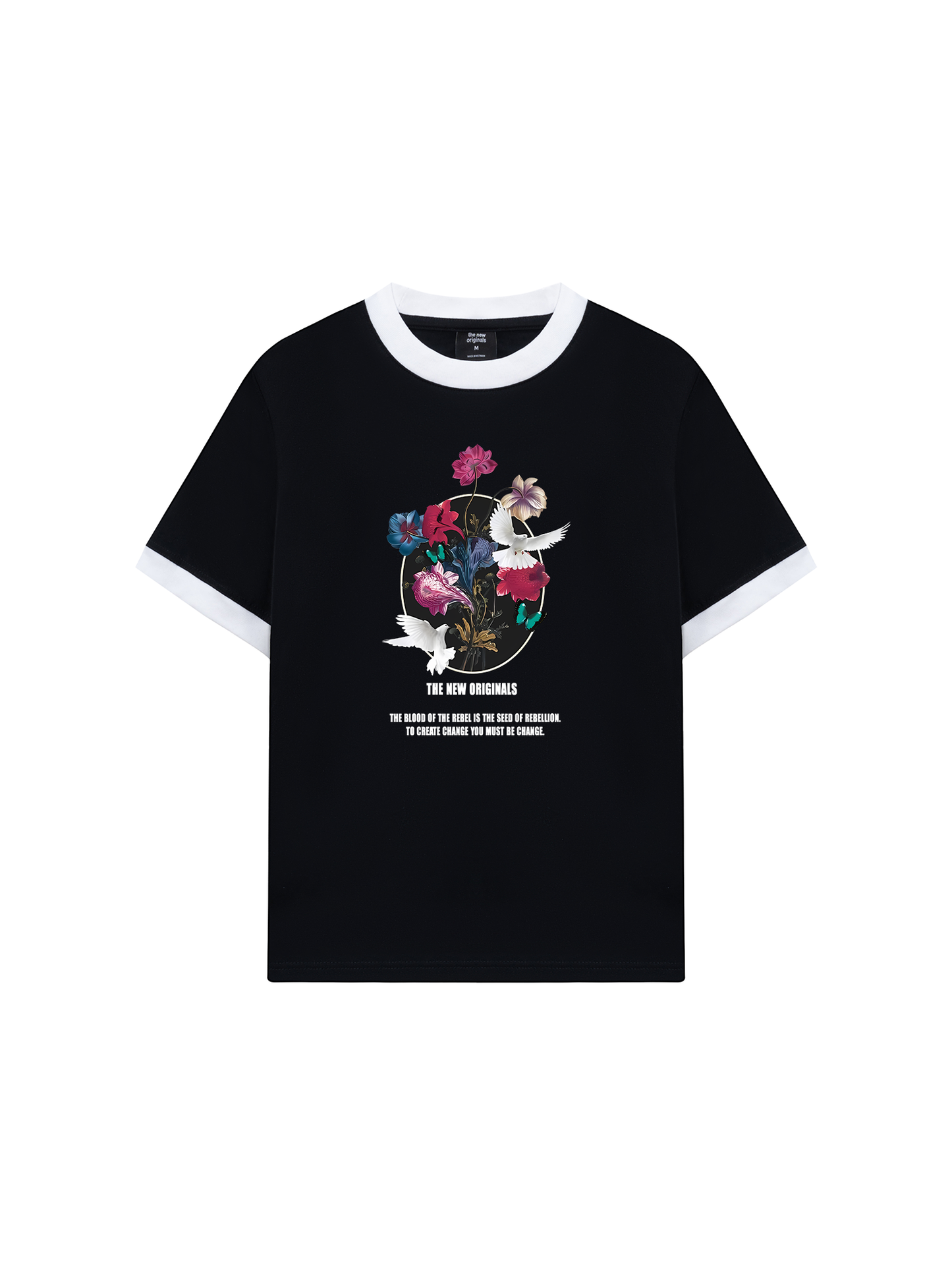 Áo Thun Ringer Relaxed Fit Be Bold The Blood Of The Rebel