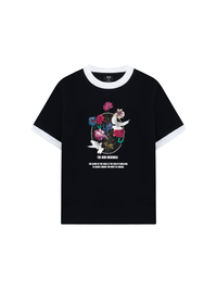 Áo Thun Ringer Relaxed Fit Be Bold The Blood Of The Rebel