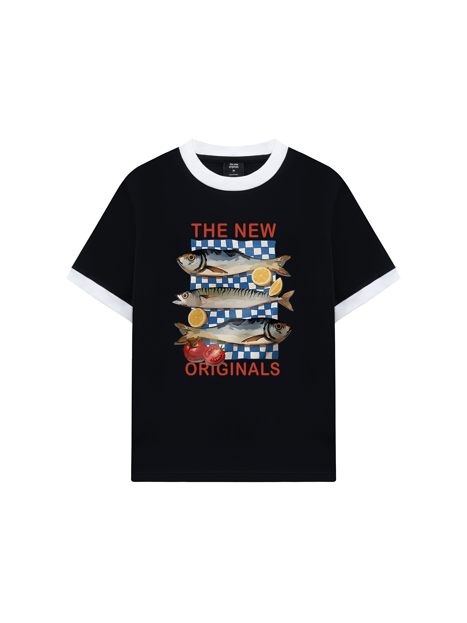 Áo Thun Ringer Relaxed Fit Fish Three