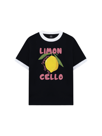 Áo Thun Ringer Relaxed Fit Summer Lemon Cello