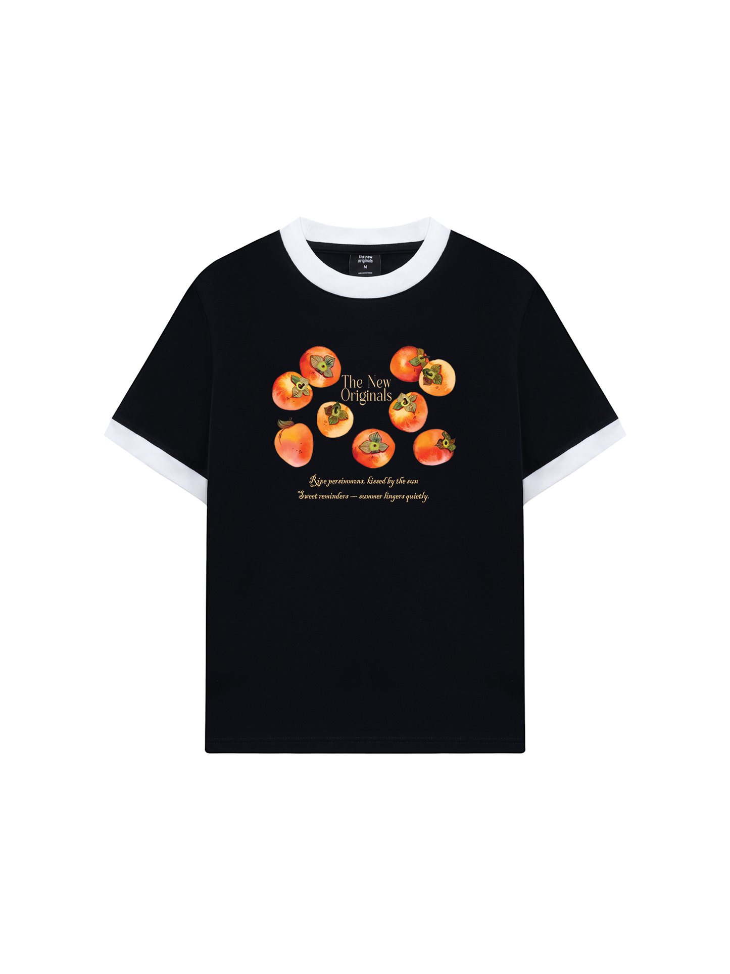 Áo Thun Ringer Relaxed Fit Ripe persimmons