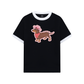 Áo Thun Ringer Relaxed Fit Howdy Dachshund