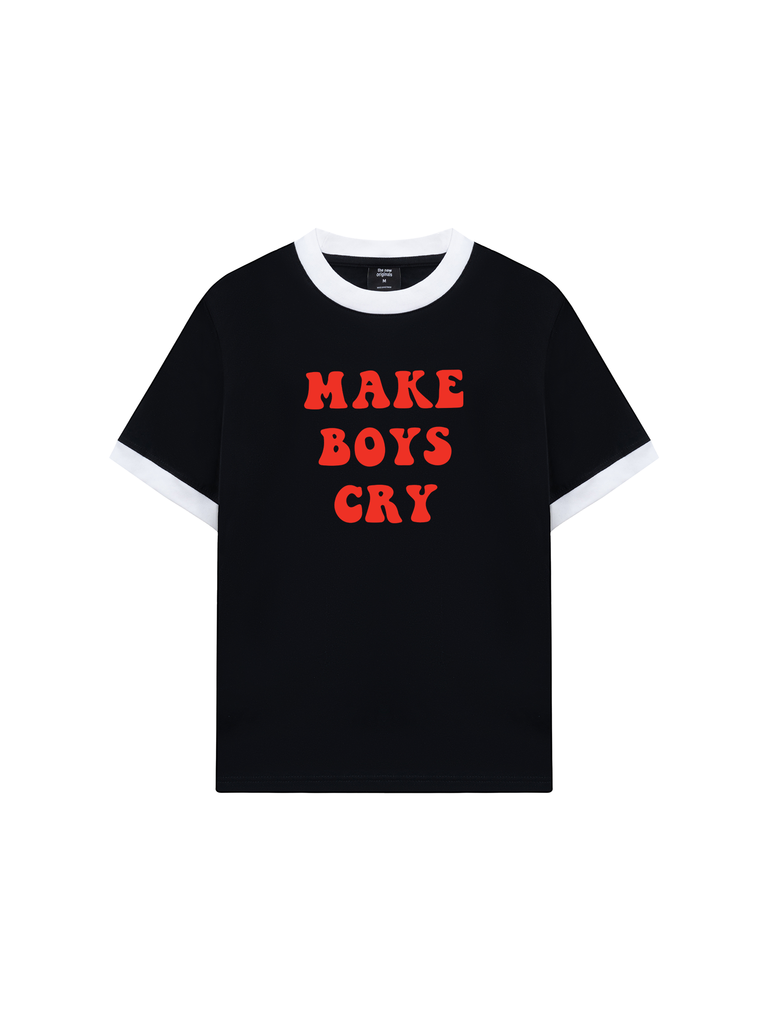 Áo Thun Ringer Relaxed Fit Make boys cry