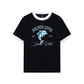 Áo Thun Ringer Relaxed Fit Ocean Dolphin Lover