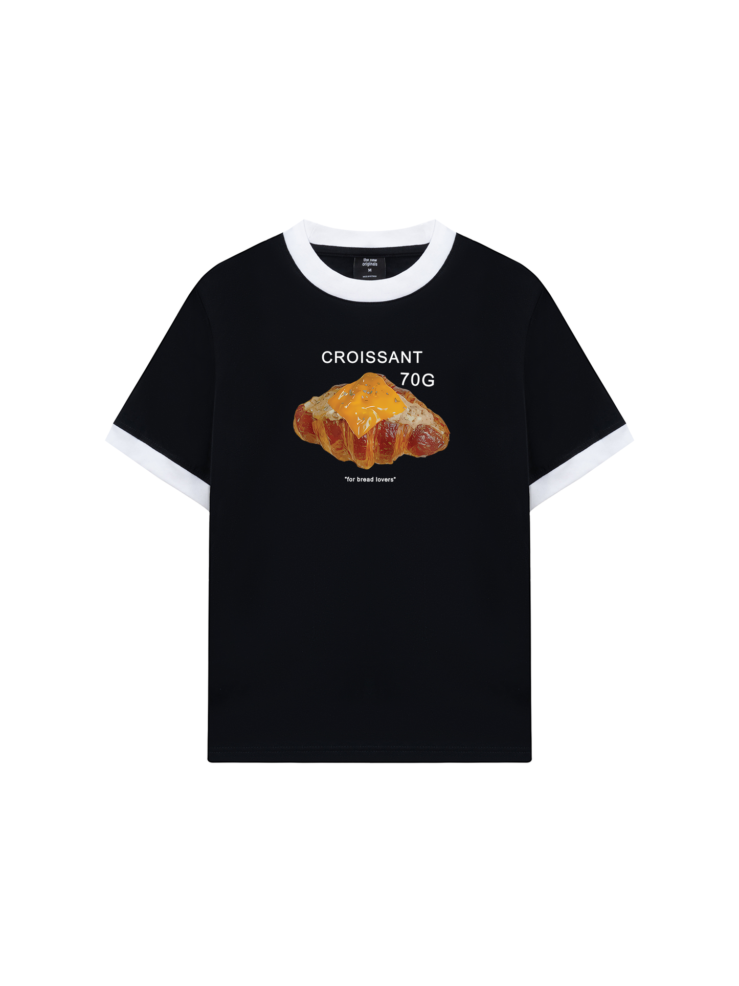 Áo Thun Ringer Relaxed Fit Sweet Pastry Croisant