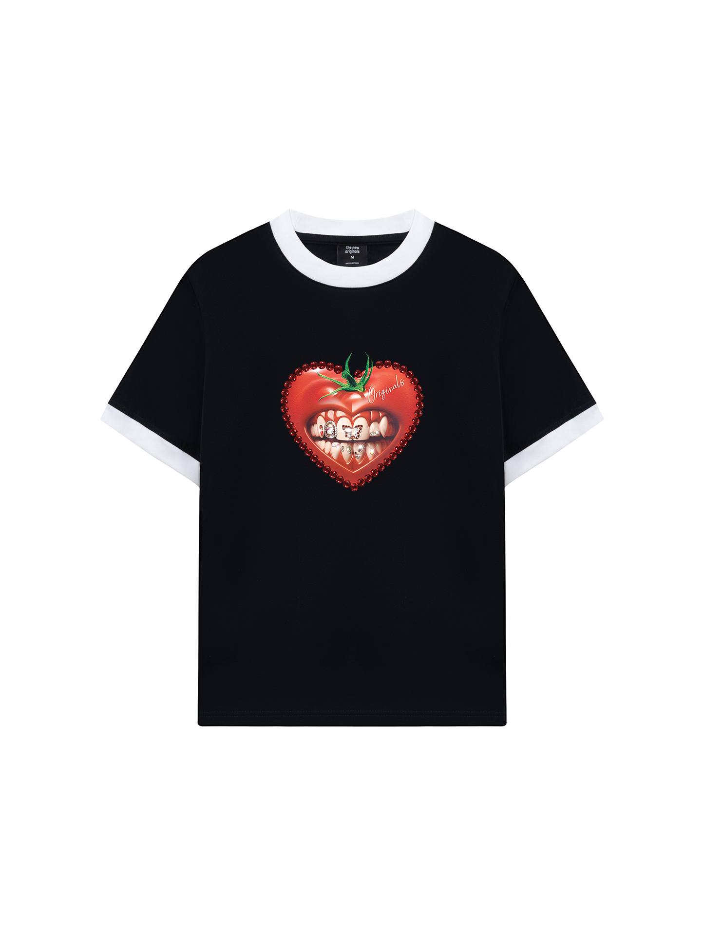 Áo Thun Ringer Relaxed Fit - Love Tomato Art Grills